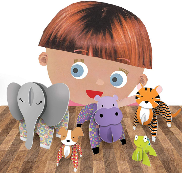 Kit De Arte Montessori Animales 3D