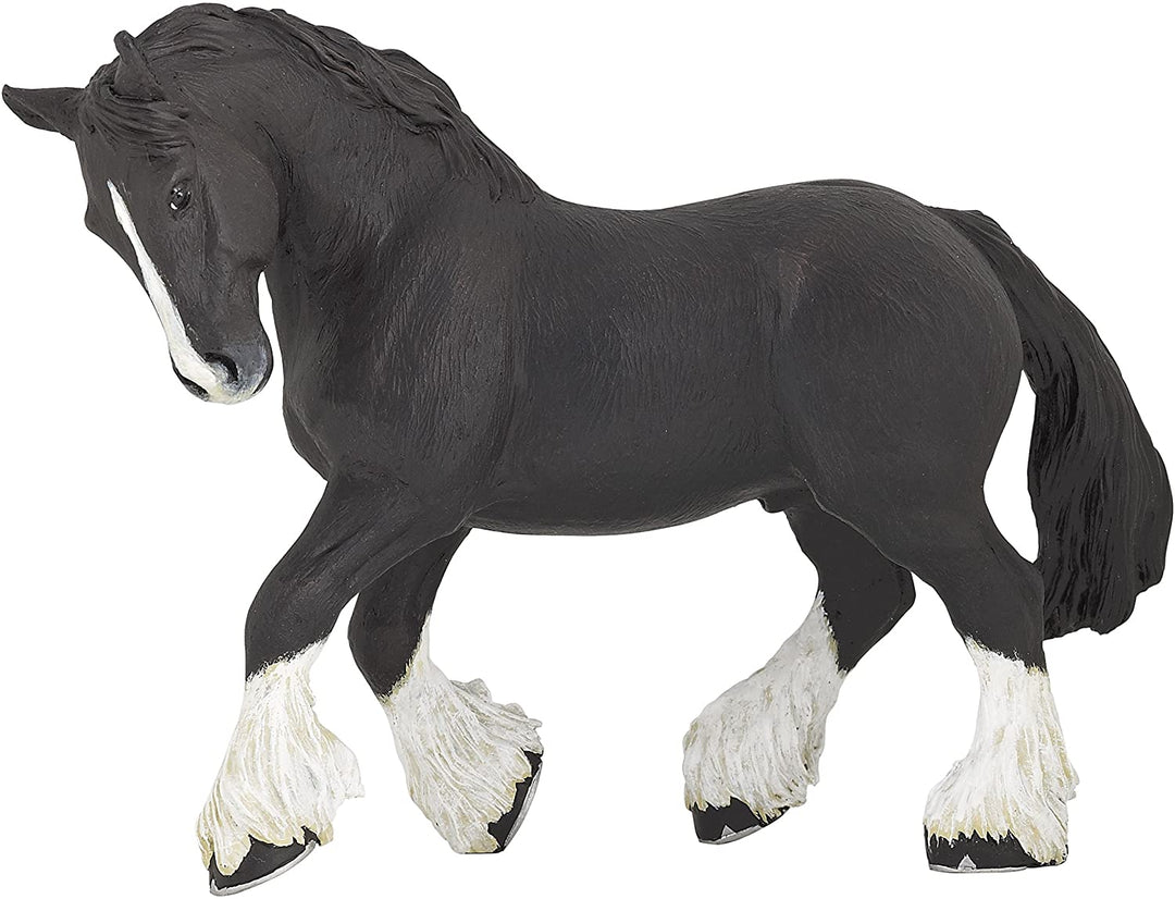 Figura Animales Caballo Shire Pintado a Mano