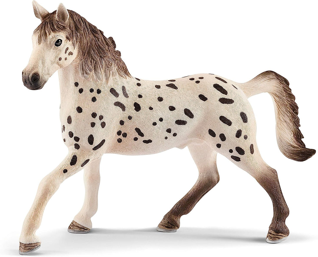 Figura Animales Caballo Knabstrupper Pintado A Mano