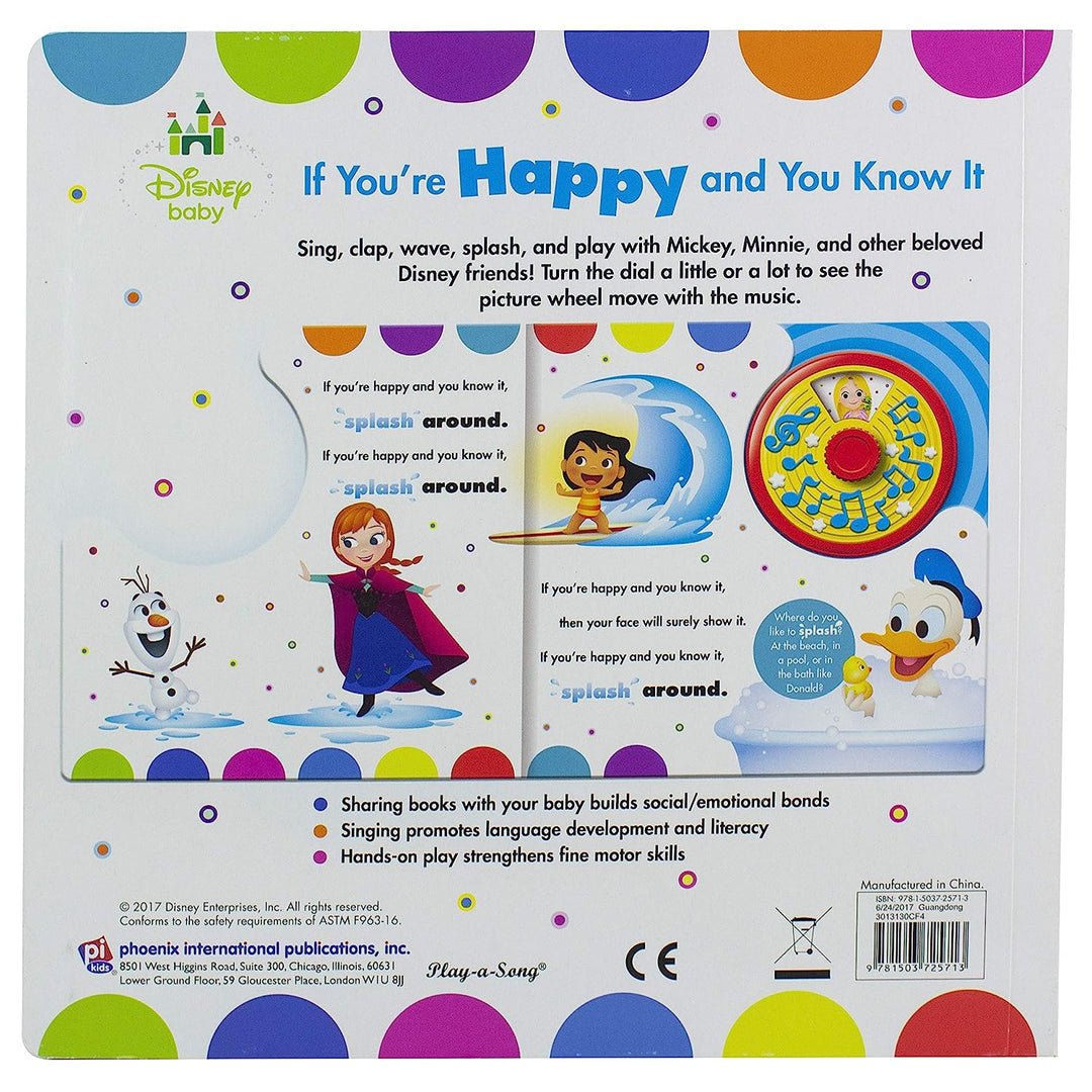 Libro Interactivo Gira Y Canta Disney Baby Español