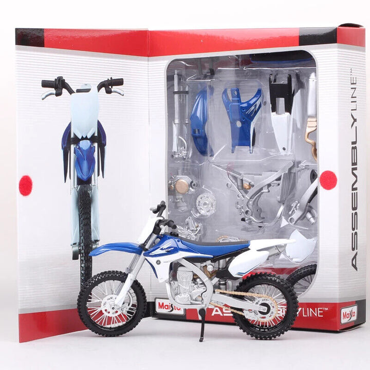 Moto A Escala 1/12 Yamaha Yz450f Coleccionable Para Armar