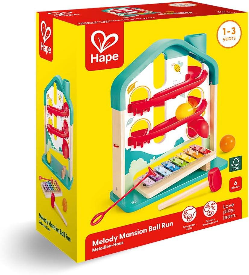Juego 2 En 1 Circuito De Pelota madera Niños