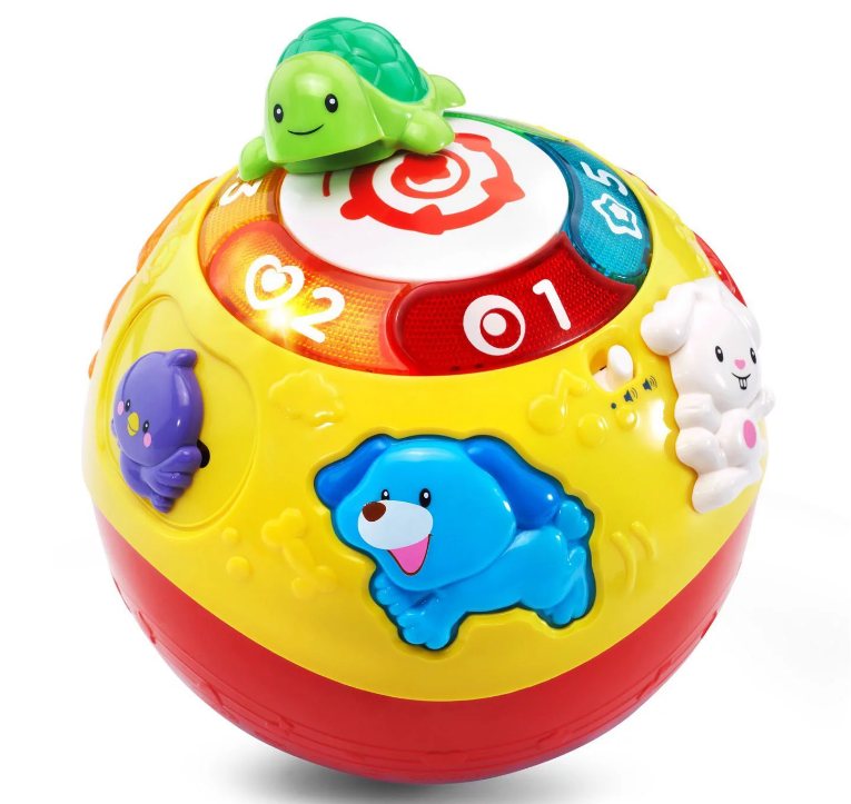 Pelota Giratoria de Animales Luces y Sonidos