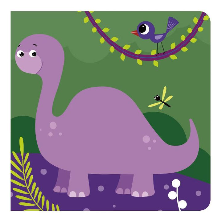 Set Libro Y Rompecabezas Sensorial Dinosaurios