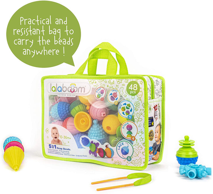 Maleta Figuras Montessori Enhebrar