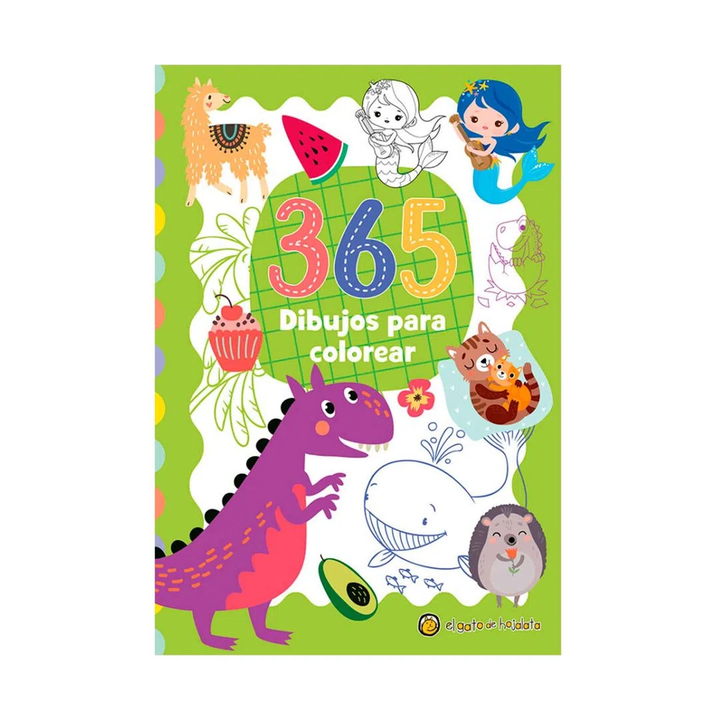 Libro Infantil 365 Dibujos Para Colorear