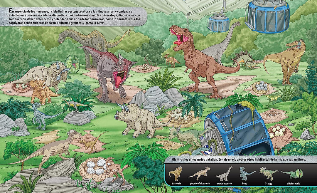 Libro De Actividades Busca Y Encuentra Jurassic World