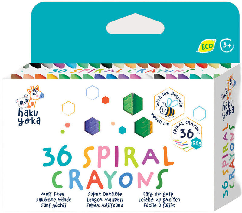 Caja De 36 Crayones Texturizados