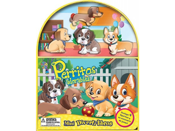 Libro y Juego 2 En 1 Animales Perritos