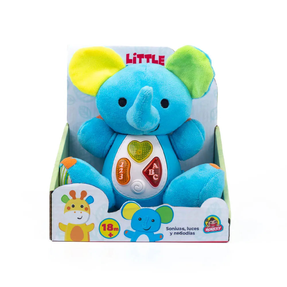 Mi Primer Elefante Interactivo Con Luces Y Sonidos