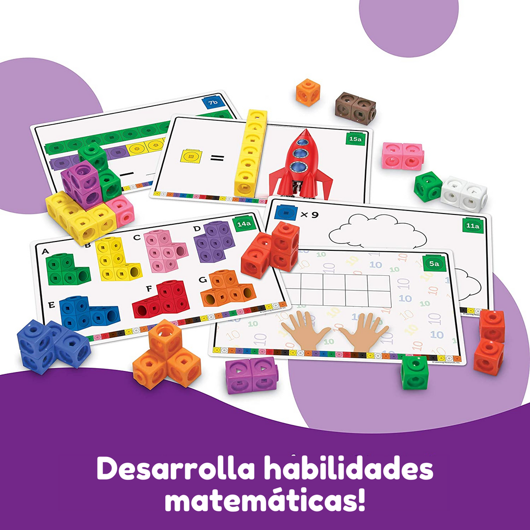Juego Didáctico Matemático De Construcción Para Niños