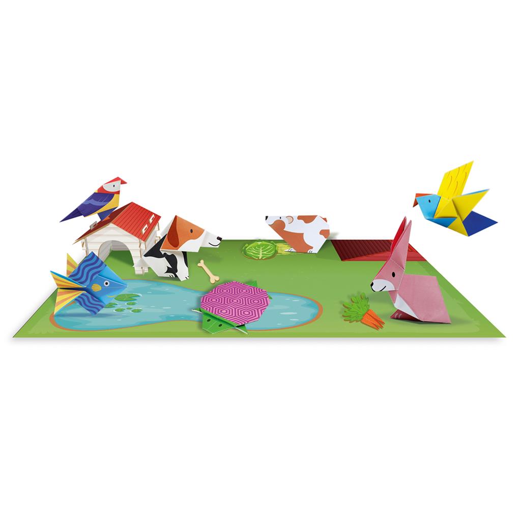 Set De Arte Y Manualidades Origami Mascotas