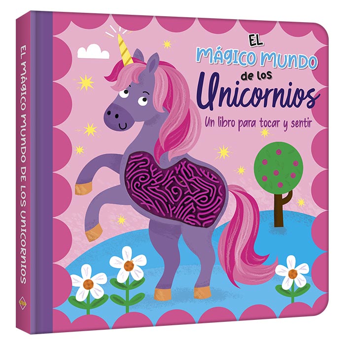 Libro Sensorial Unicornios Magicos Tocar Y Sentir