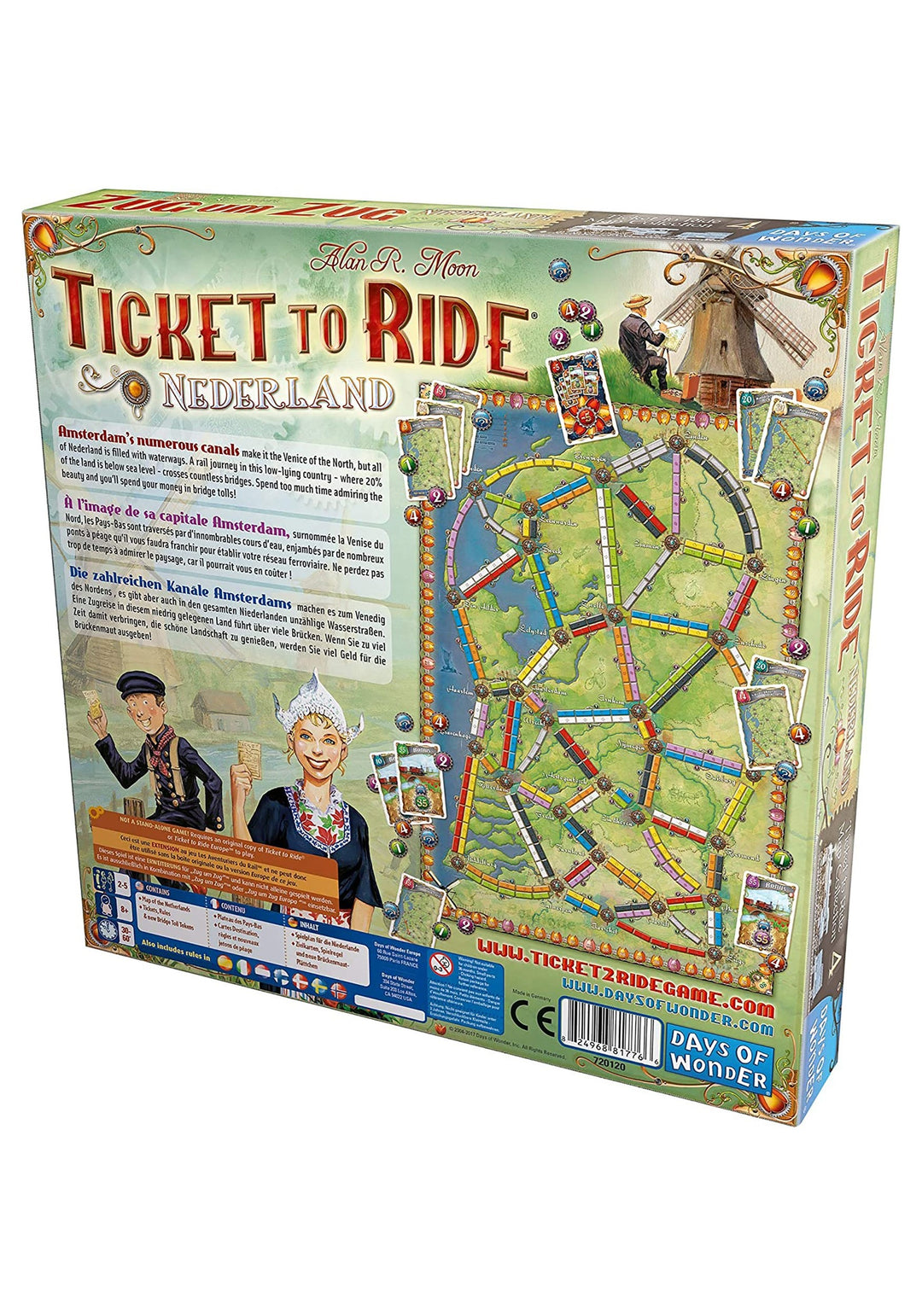 Juegos de Mesa ¡Aventureros al Tren! Países Bajos