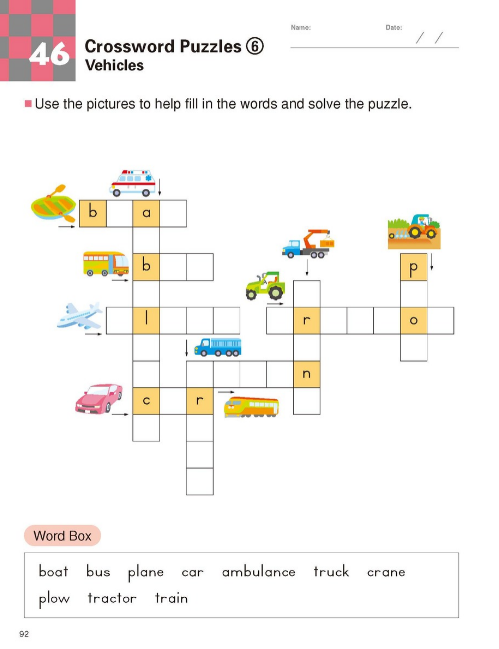 Libro Kumon Juegos De Palabras En Ingles Para Niños