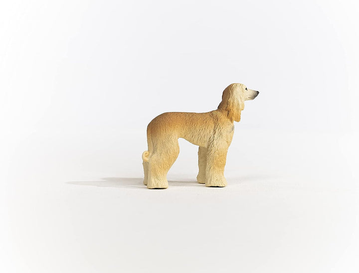 Figura Animales Perro Lebrel Afgano Pintada A Mano