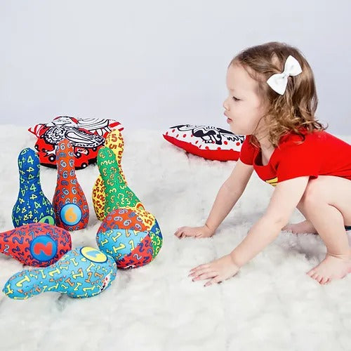 Juego De Bolos Suaves Para Bebe