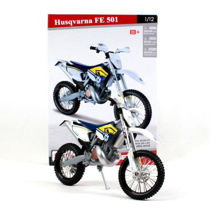 Moto A Escala 1/12 Husqvarna Fe 501 Coleccionable Para Armar