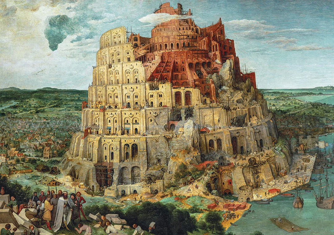 Rompecabezas 1500 Piezas Obra Arte Torre De Babel