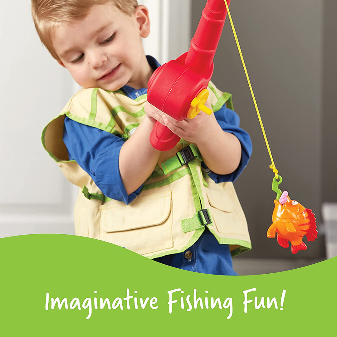 Juego De Pesca Magnético Con Chaleco Para Niños Niñas