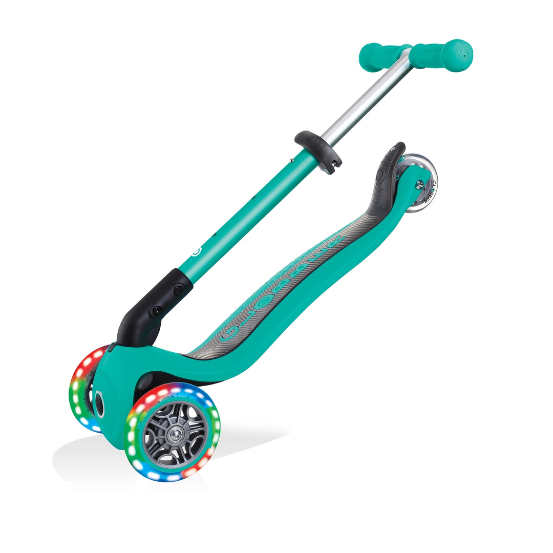 Patineta Globber Junior Con Luces Verde