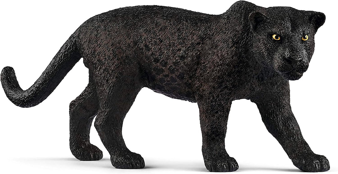 Figura Animales Pantera Negra Pintado A Mano