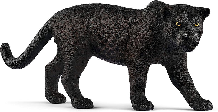 Figura Animales Pantera Negra Pintado A Mano