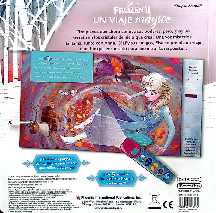 Libro Infantil Un Viaje Mágico Frozen II