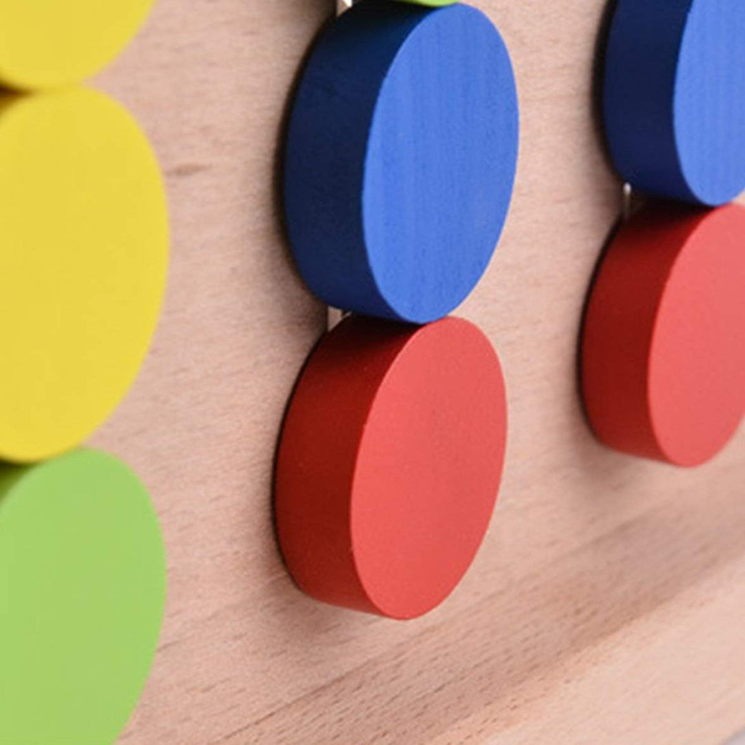 Juego Montessori Patron De Colores En Madera