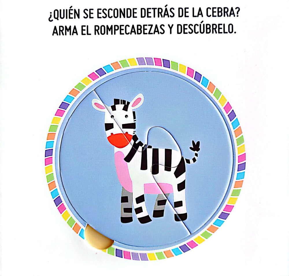 Libro y Rompecabezas Animales Selva