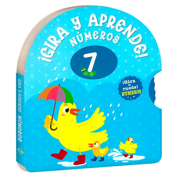 Libro Didáctico Gira Y Aprende Los Numeros