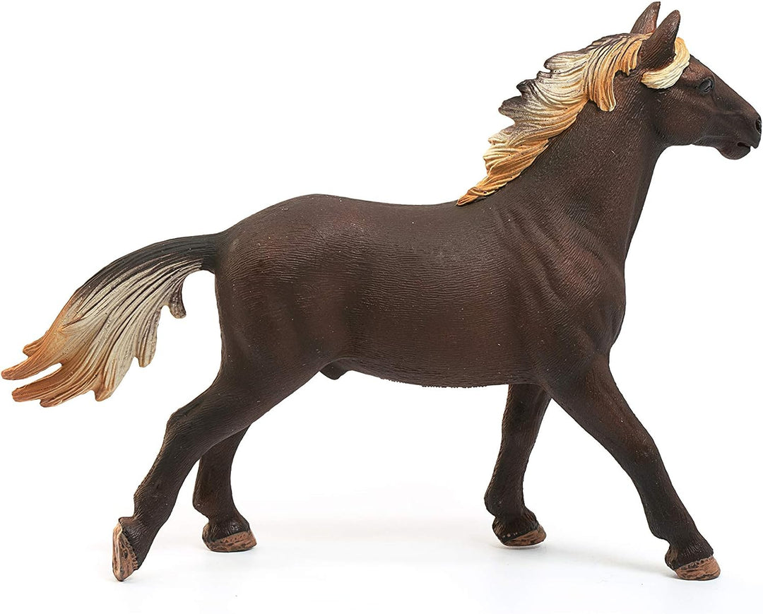 Figura Animales Caballo Mustang Pintado A Mano