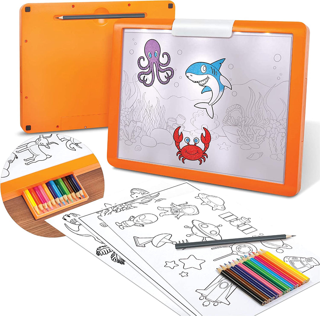 Tablero Magico Con Luz Para Dibujo