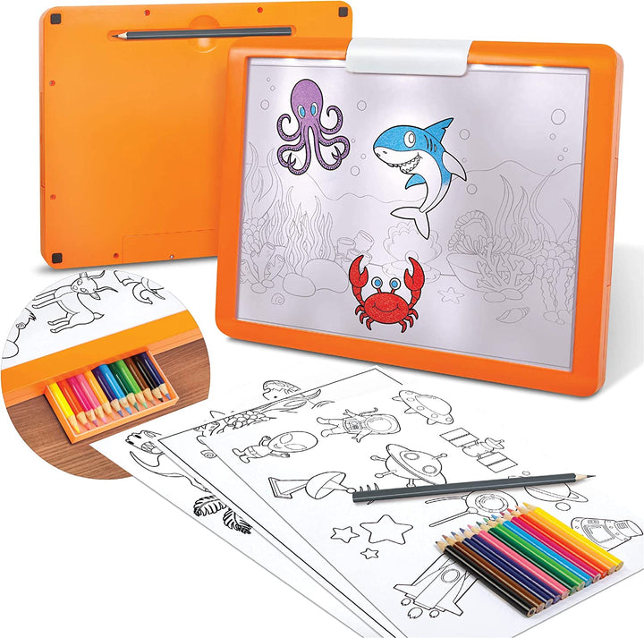 Tablero Magico Con Luz Para Dibujo