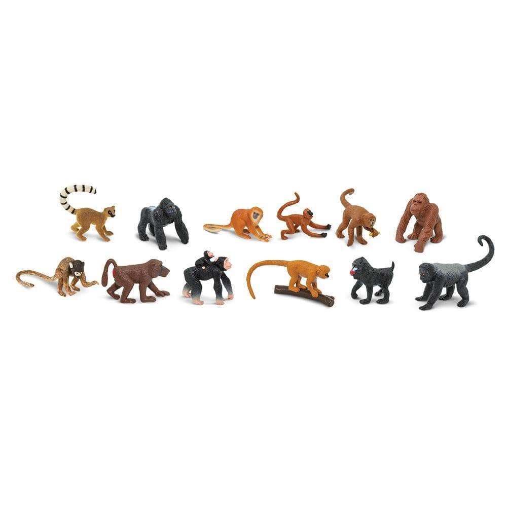 Tubos Animales Monos Y Simios Pintado a Mano