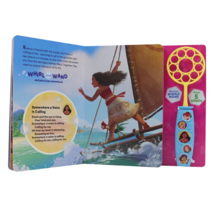 Libro De Canciones Princesas De Disney Varita De Burbujas