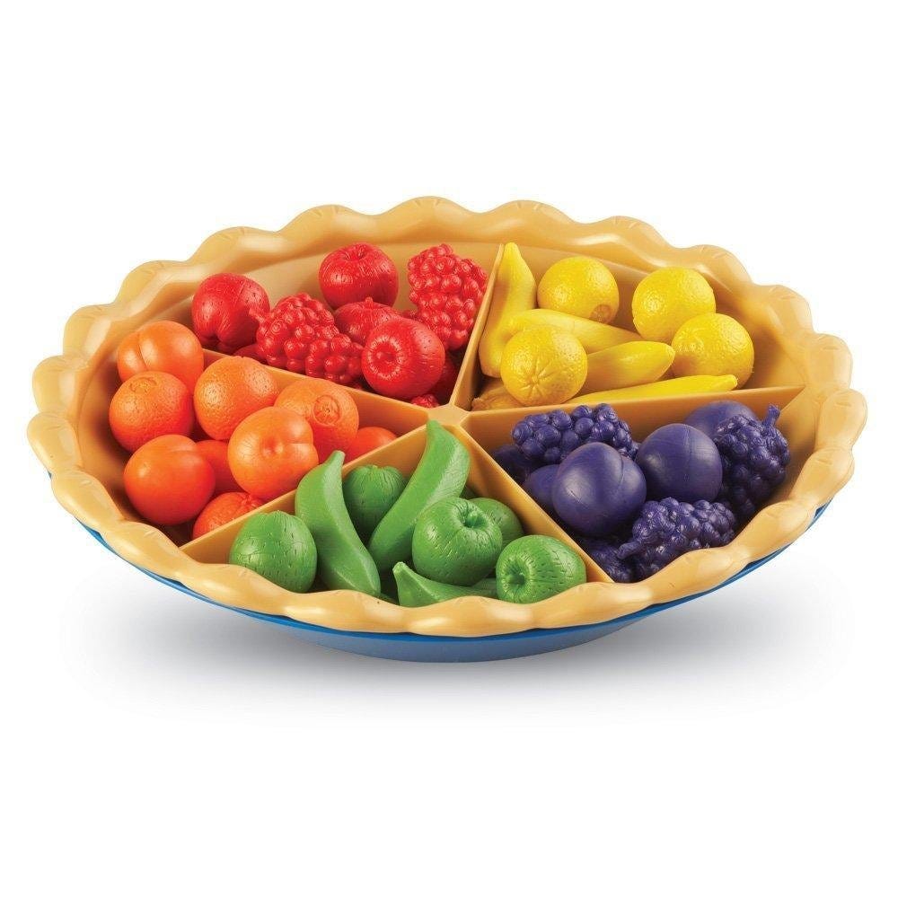 Juego didáctico de Motricidad Fina Pie De Frutas para niños