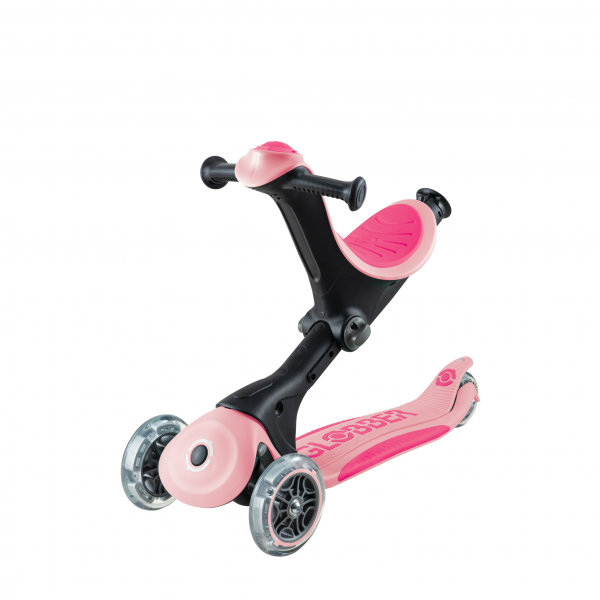 Patineta 3 en 1 Go Up Deluxe Rosado