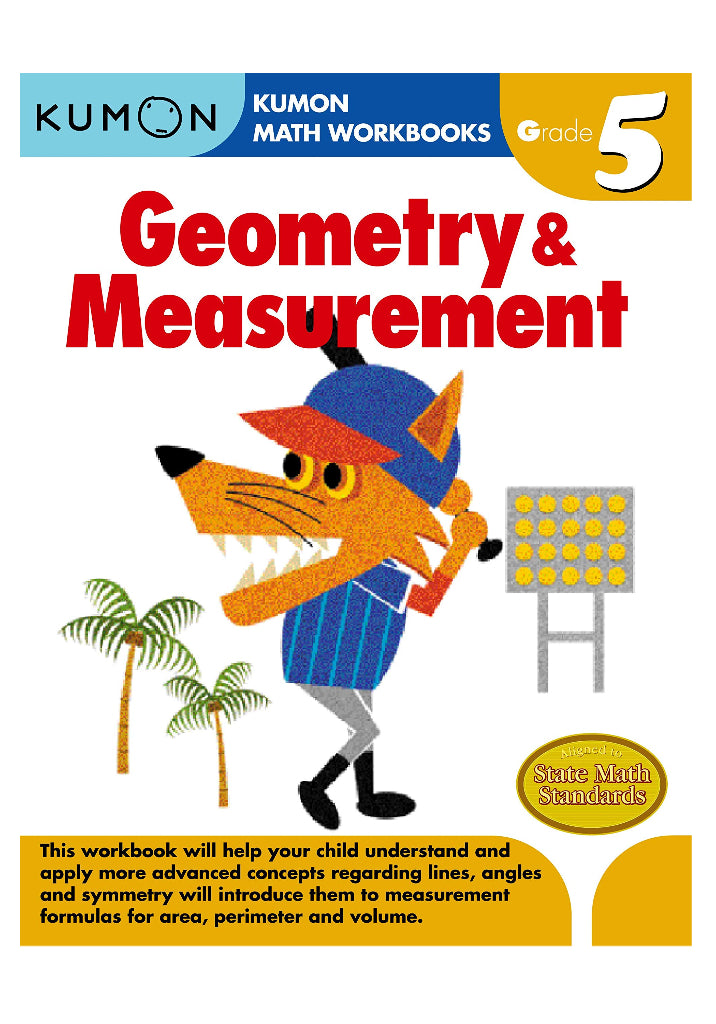 Libro Kumon Geometría Y Medidas Quinto Grado En Ingles