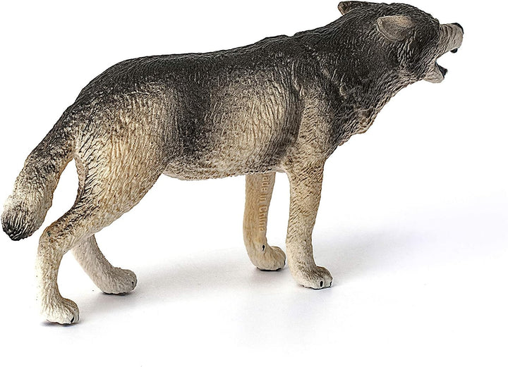 Figura Animales Lobo Pintado A Mano