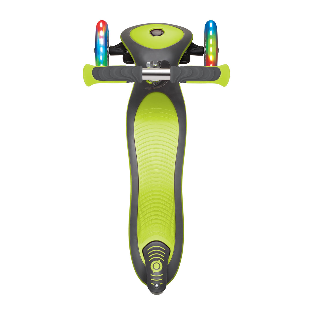 Patineta Globber Elite Con Luces Verde