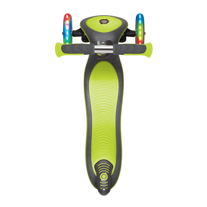 Patineta Globber Elite Con Luces Verde