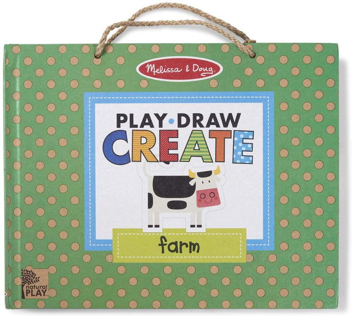 Juega, Crea y Dibuja Imanes Reutilizables de Granja