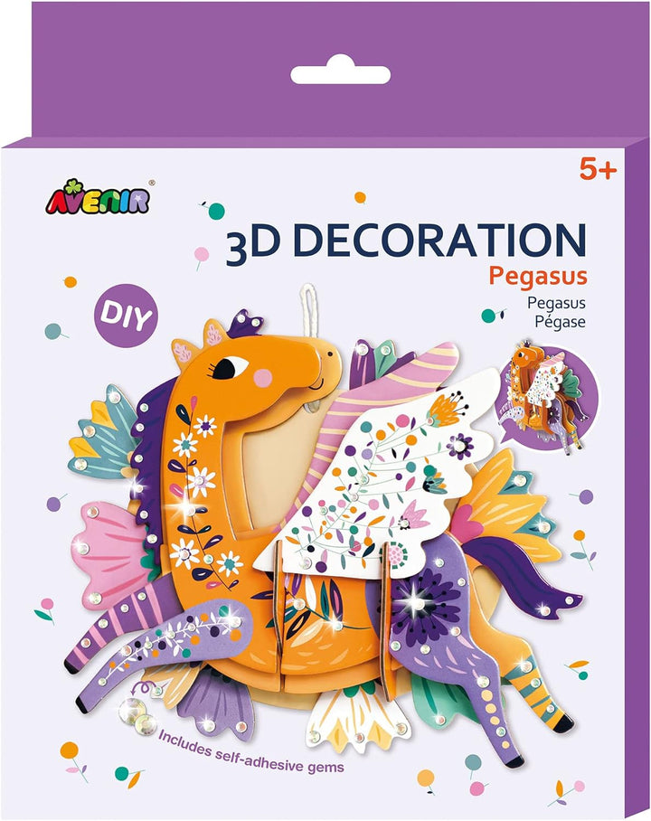 Set De Arte Y Manualidades Pegaso En 3D