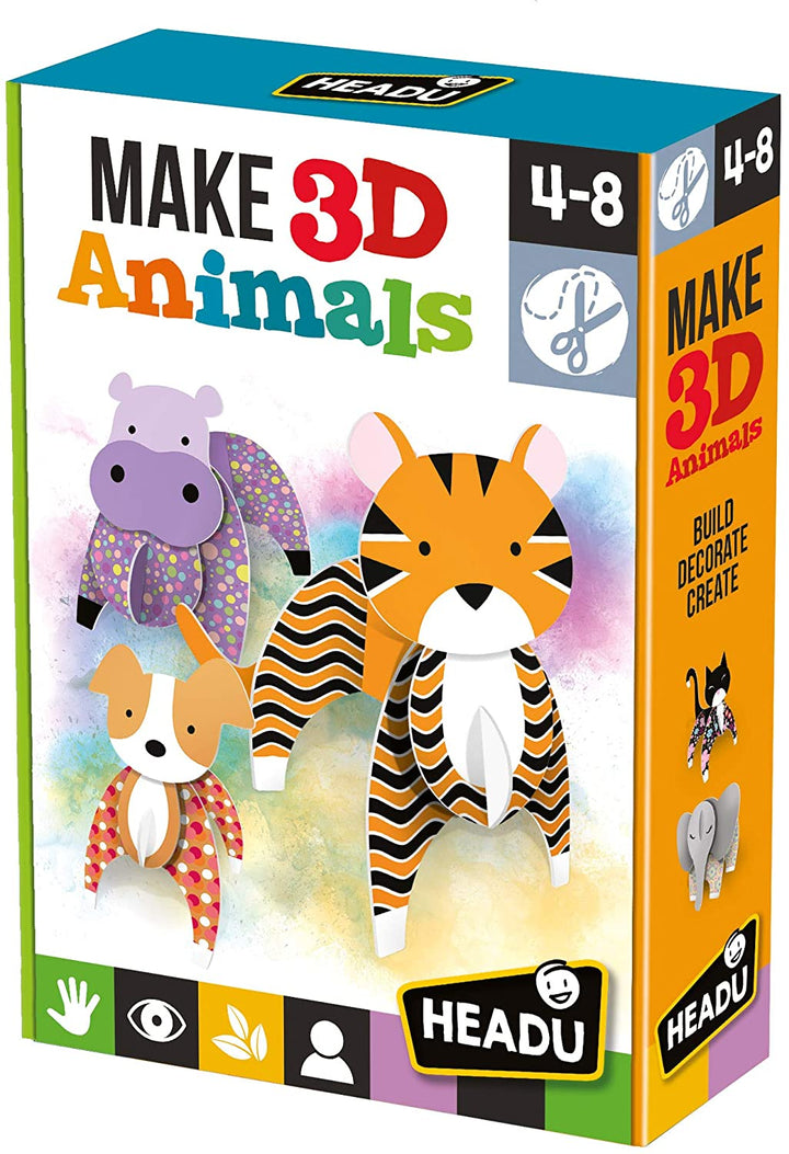 Kit De Arte Montessori Animales 3D