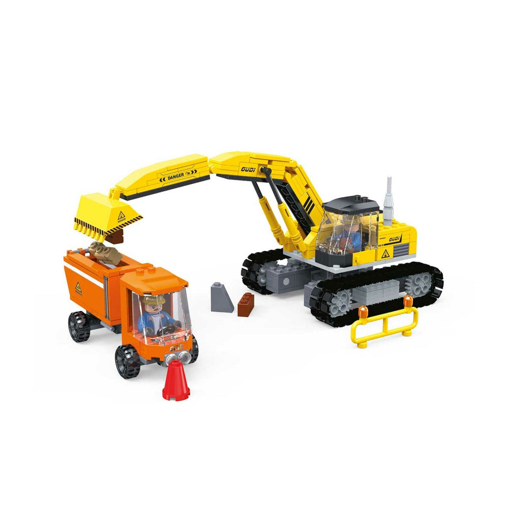 Juego Tipo Lego Carros De Construccion 293 Piezas