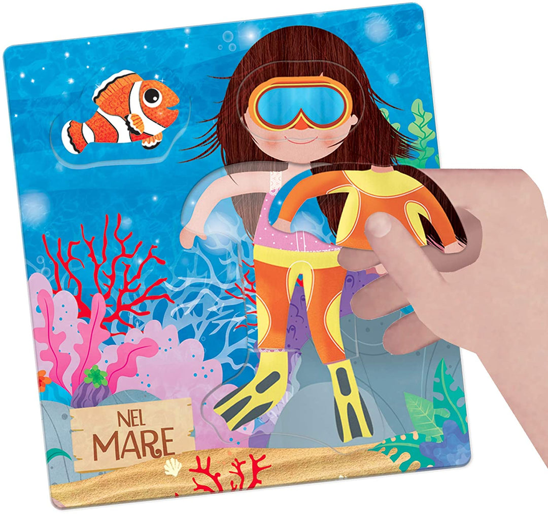 Juego Montessori Muñecas Para Vestir
