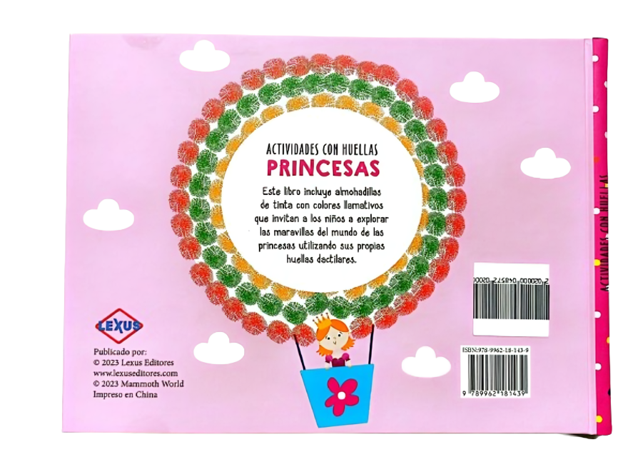 Libro Actividades Con Huellitas Princesas