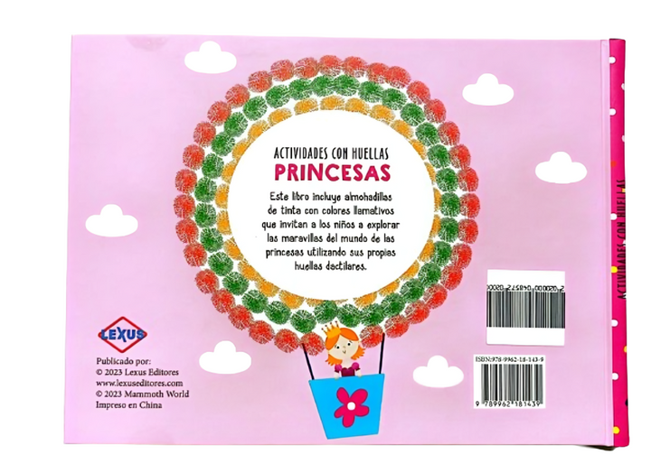 Libro Actividades Con Huellitas Princesas