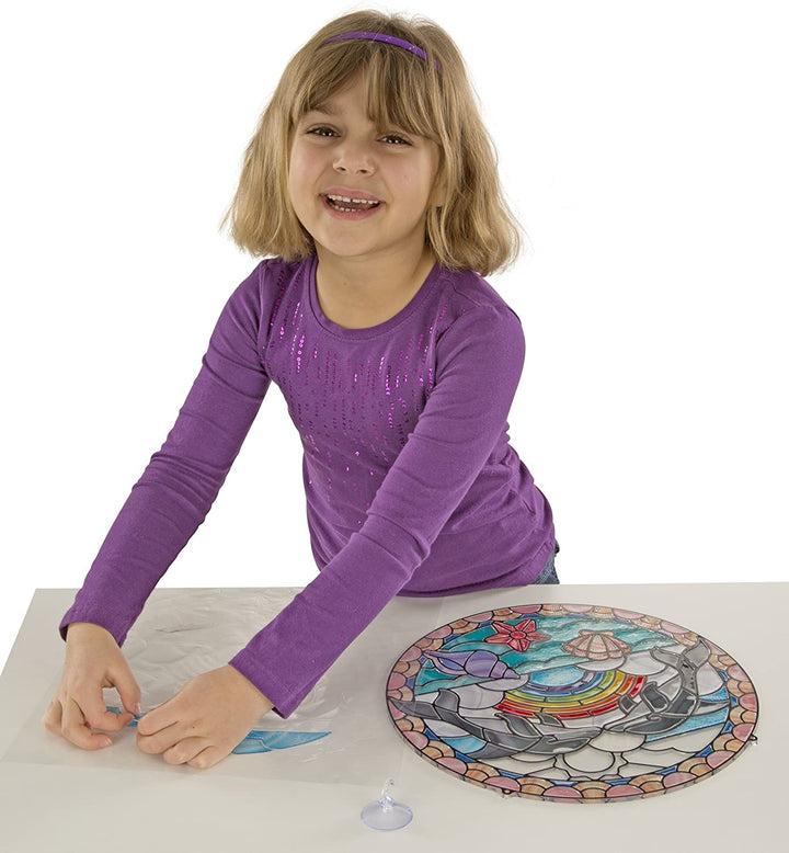 Set De Arte Disena Tus Vitrales Delfines